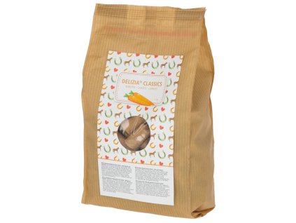 Pamlsek pro koně DELIZIA, mrkev, 1 kg