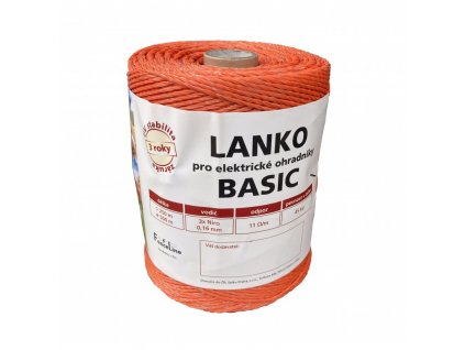 Lanko BASIC pro el. ohradník, 3x0,16 mm Niro, 500 m