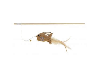11758 kerbl hracka pro kocky prut s rybickou 40 cm