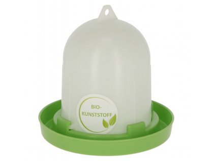 11881 napajecka pro drubez kloboukova s bajonetem eko plast bila zelena 1 5 l