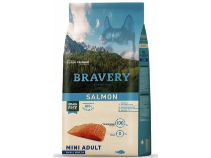 BRAVERY dog ADULT MINI Grain Free salmon 2kg | Tenesco.cz