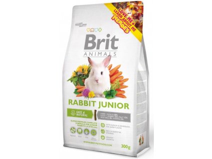 2733 brit animals rabbit junior complete 300g