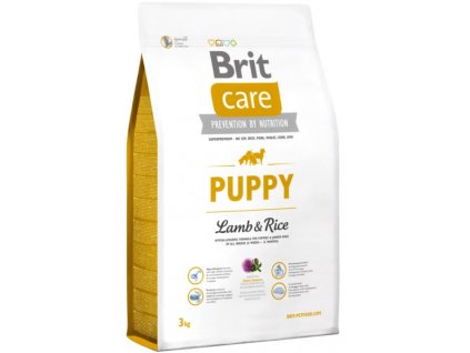 3498 brit care puppy lamb rice 3kg