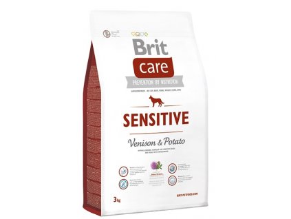3633 brit care sensitive venison potato 3kg