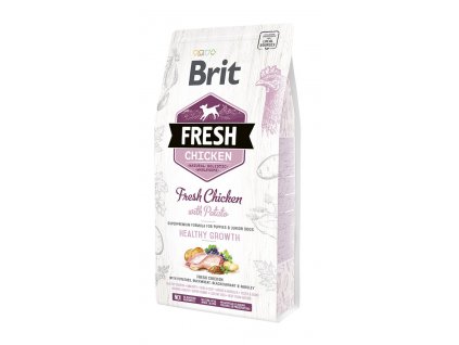 6909 brit fresh chicken potato puppy healthy growth 2 5kg