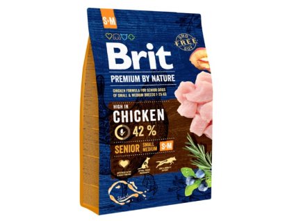 Brit Premium by Nature Senior S+M 3kg