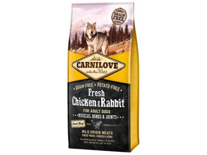 Carnilove Dog Fresh Chicken & Rabbit 12kg | Tenesco.cz