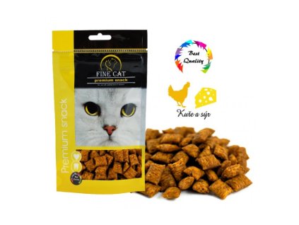 3402 fine cat plnene polstarky kureci se syrem 80g
