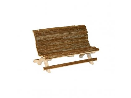 1805 lavicka pro kraliky drevena 30 x 15 x 18 cm
