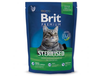 3924 new brit premium cat adult sterilised 300g
