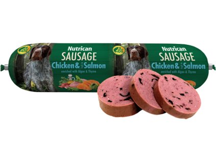 sausage nutrican chicken salmon 800g