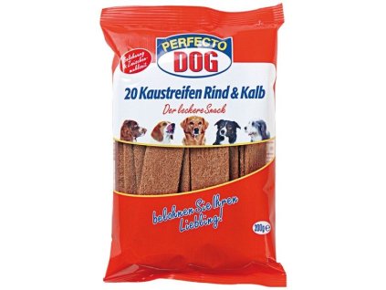 4650 perfecto dog masove platky hovezi teleci 10ks 200g