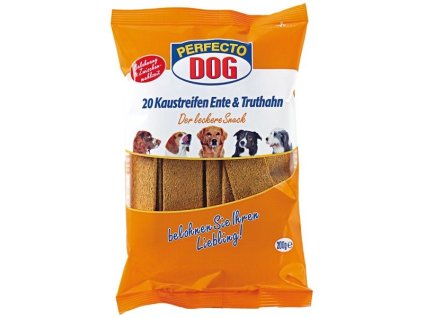 4644 perfecto dog masove platky kruta kachna 10ks 200g