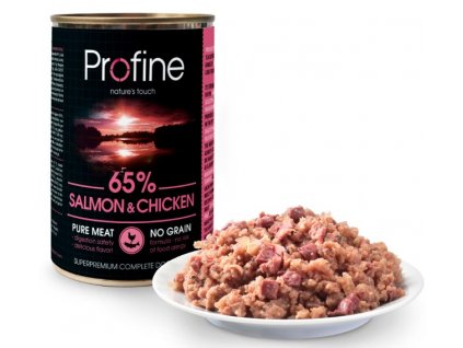 3189 profine pure meat salmon chicken 400g