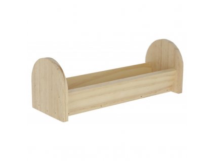 21364 krmitko pro hlodavce drevene 28 x 10 x 10 cm