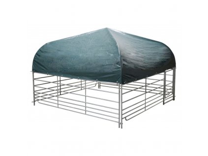 21796 mobilni pristresek pro ovce a kozy s plachtou 2 75 x 2 75 m