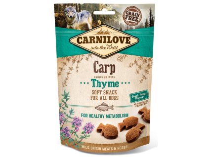 11265 carnilove dog semi moist snack carp thyme 200g 3 1 zdarma