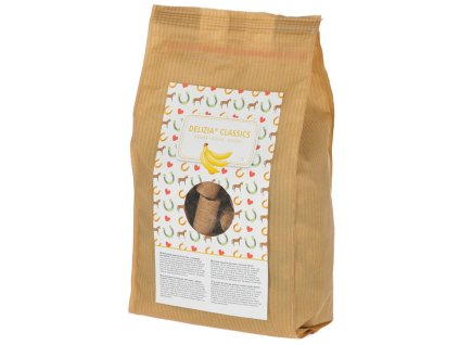 Pamlsek pro koně DELIZIA, banán, 3 kg