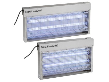 Hubič much elektrický EcoKill Inox, nerez, 2 x 20 W