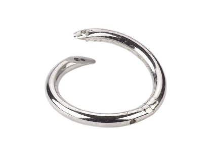 5770 2 krouzek nosni 65 mm vyklopny nerezovy