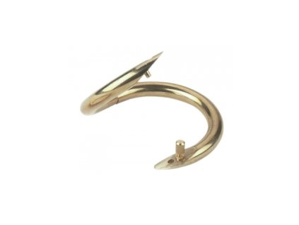 5773 krouzek nosni 59 mm vyklopny mosazny