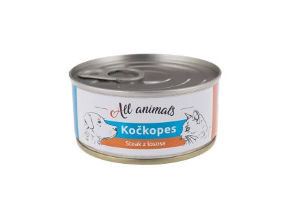 All Animals KOČKOPES steak z lososa 100g