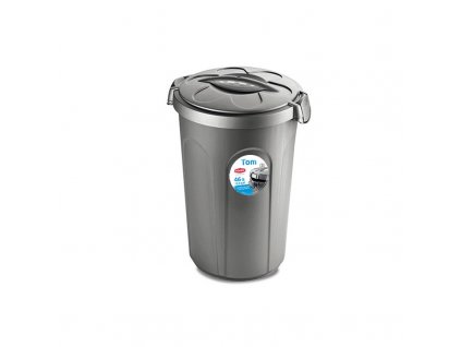 694569 kontejner na krmivo tom 46 l stribrna