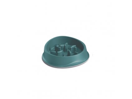 699258 miska proti hltani pro psy a kocky chic protiskluzova 1000 ml anglicka zelena