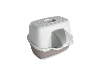 699303 toaleta venkovni pro kocky tres chic outdoor kocici wc holubi seda bila