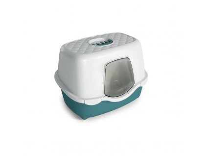 699309 1 toaleta pro kocky tres chic indoor filter kocici wc s filtrem anglicka zelena bila