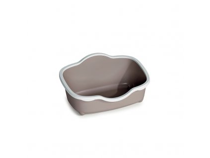 699318 toaleta pro kocky tres chic open kocici wc holubi seda bila