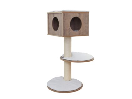 Kočičí strom na zeď Dinari Light, škrabadlo pro kočky, 106 cm