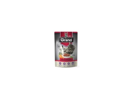 grand deluxe hovezi se zeleninou kapsicka pro kocky 100g