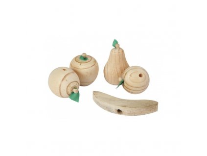 7345 ovoce drevene k okusovani pro kraliky