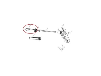 736142 nahradni dily k poloautomatu multi matic 50 ml valec s koncovkou ll