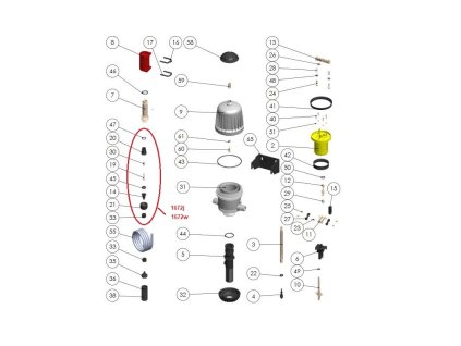 736193 nahradni dily k medikatoru mixrite saci kos s hadici 4