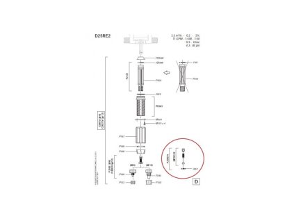 736343 medikator dosatron d25re2 0 2 2 nahradni dily pist spodni vc tesneni