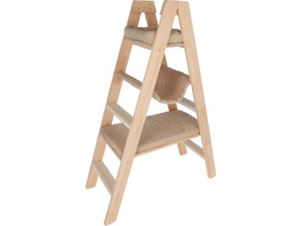 Kočičí strom žebřík pro kočky LADDER, 134 cm, béžová(4)