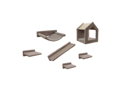 736826 skrabadlo pro kocky monte baldo sada nastennych pater taupe 6 ks