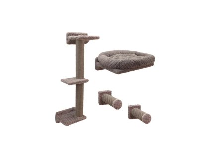 736832 kocici strom na zed monte alpi taupe 42 cm