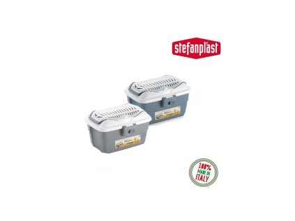 737120 prepravka mini gulliver pro hlodavce fretky a papousky 40x30x24cm bila nordicka modra