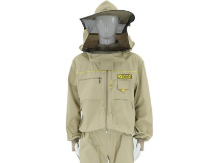 bunda na zip s kloboukem premium