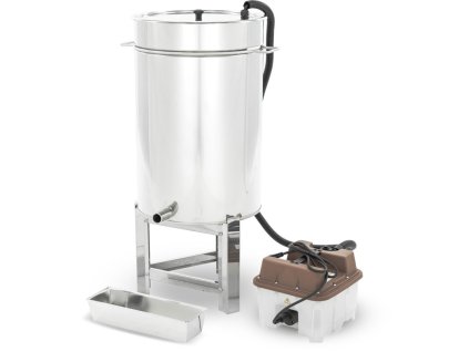 varak na vosk sudove nerezove 70 l s vyvijecem pary