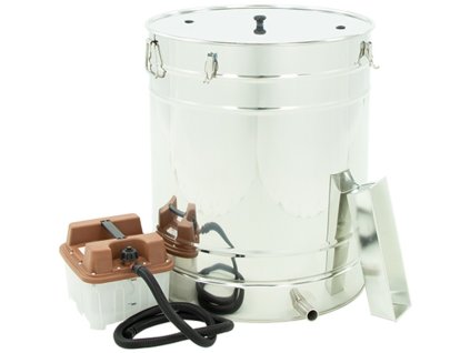 varak na vosk sudovy nerezovy 200 l prumer 600 mm s vyvijecem pary ekonomicka verze