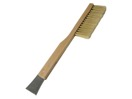 smetacek s dlatem s umelym vlasem ve dvou radach