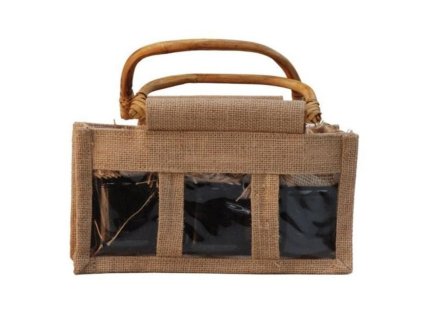 taska na 3 sklenice 200 ml tmava vyska 115 cm sirka 23 cm