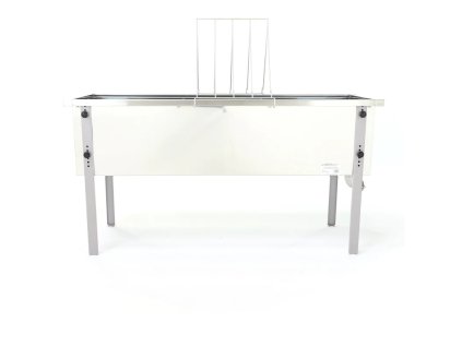 Stůl odvíčkovací zesílený 1500 mm, rámek 39 x 24 – OPTIMA