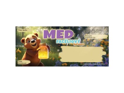 etikety 116x50 na faceliovy med 100ks