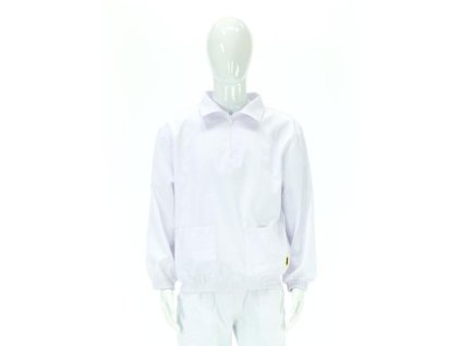 bluza bez klobouku bila