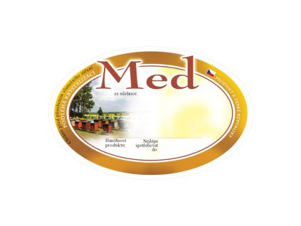 etikety 92x60 na med univerzalni 100ks